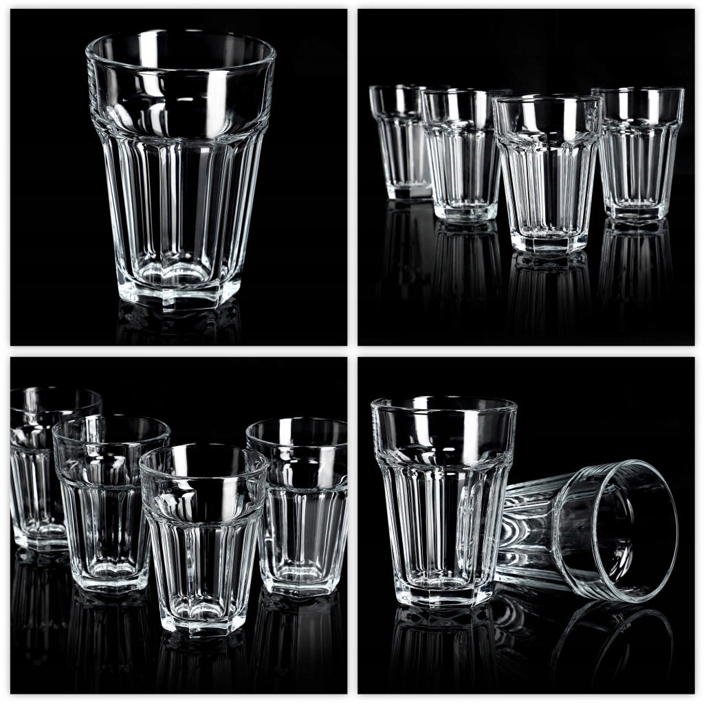 Set di 4 bicchieri alti da whisky KADAX da 370 ml
