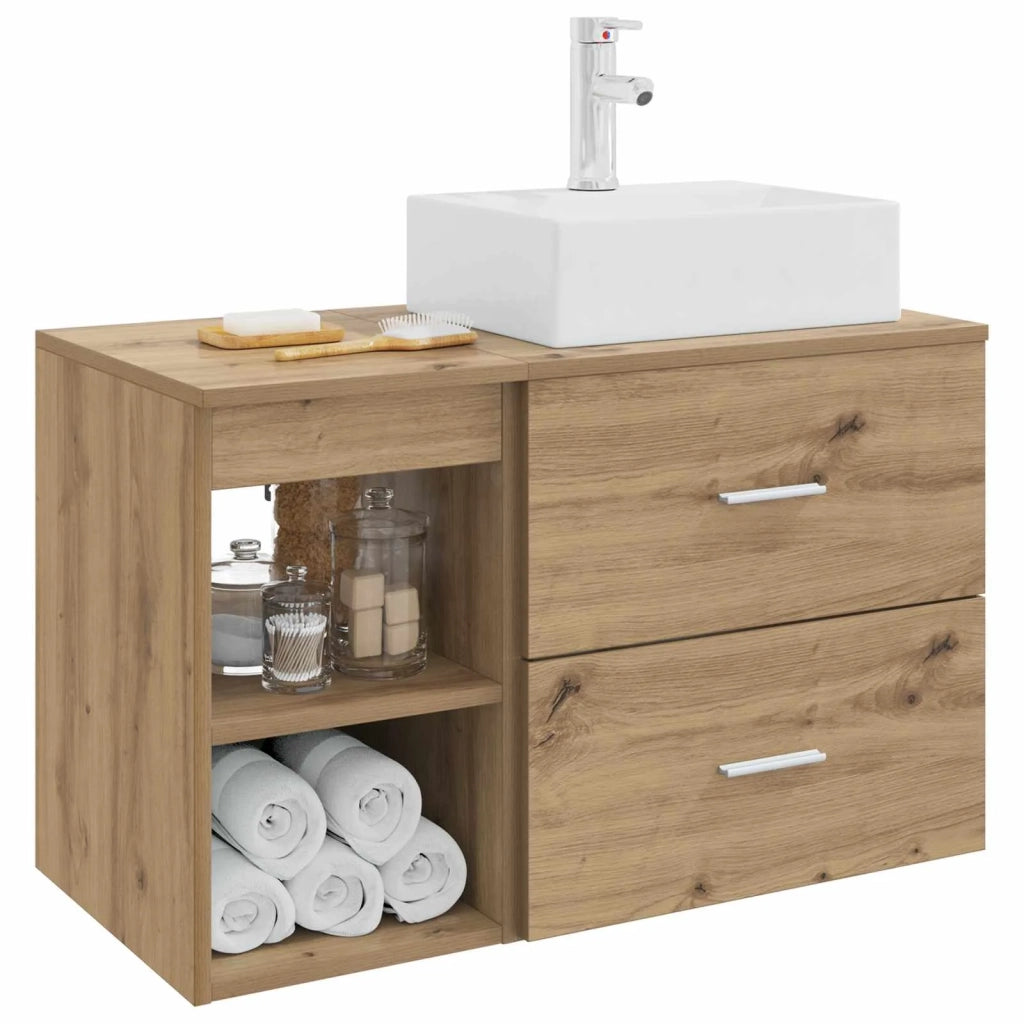 Set di mobili per il bagno 2 pcs Rovere Artigianale 3403895