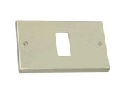 PLACCA 1 POSTO IN ALLUMINIO PAGLIERINO- - mm.115x80h. - 10 pezzi