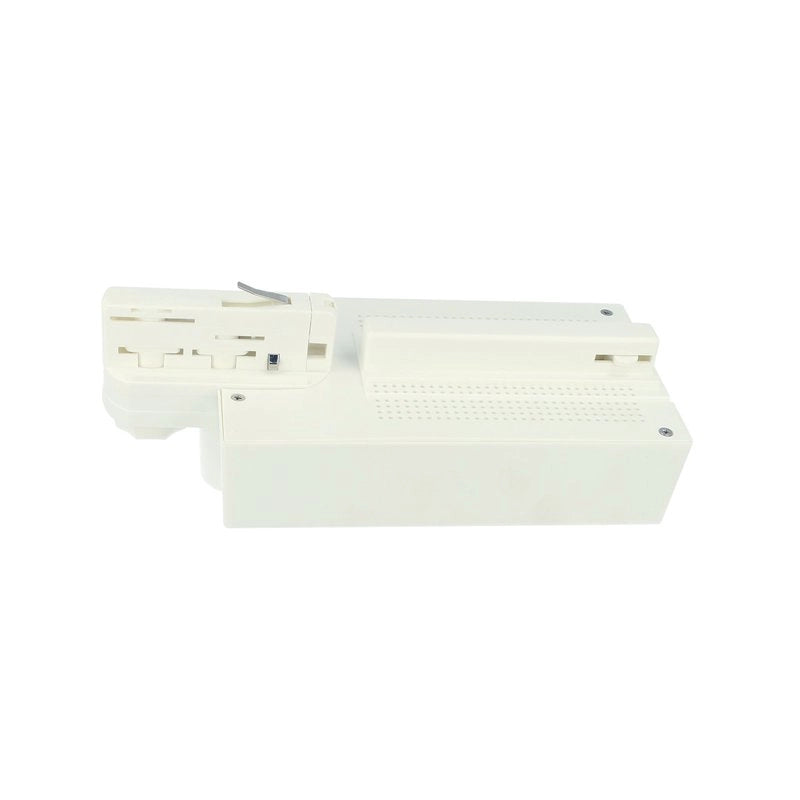 Testa Alimentazione Con Box Led Driver Colore Bianco Per Faro Led Binario Trifase per CB40103