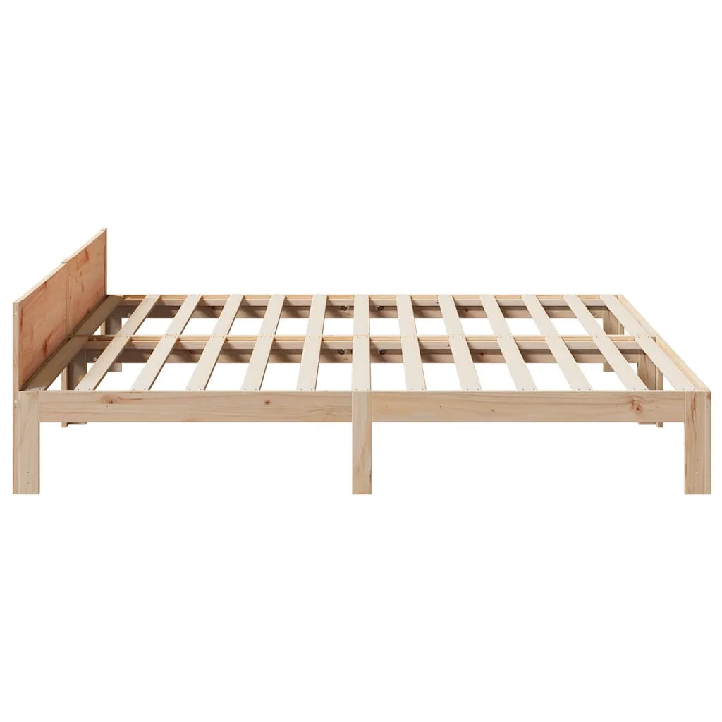 Giroletto senza Materasso 160x200 cm in Legno Massello di Pino 859229
