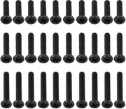 Viti di fissaggio Premium (30 pezzi) M1.6 x6mm x8mm x10mm - Compatibili con 44 45 47 37 55 57 66 70 - Nero