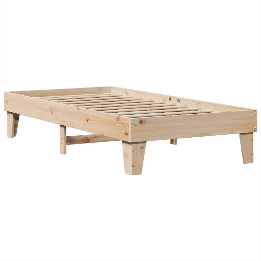 vidaXL Letto senza Materasso 90x200 cm in Legno Massello di Pino