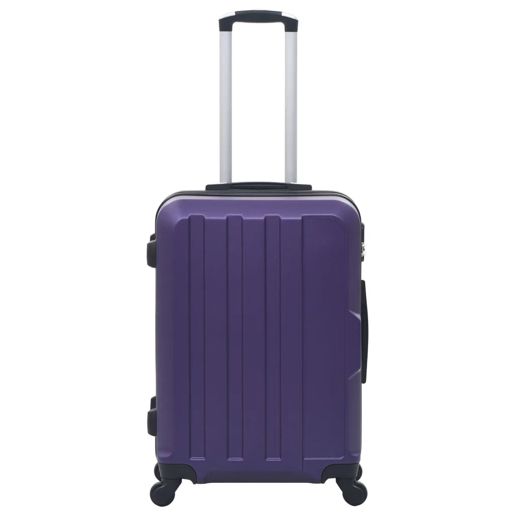 Set Trolley a Custodia Rigida 3 pz Viola in ABS cod mxl 76067