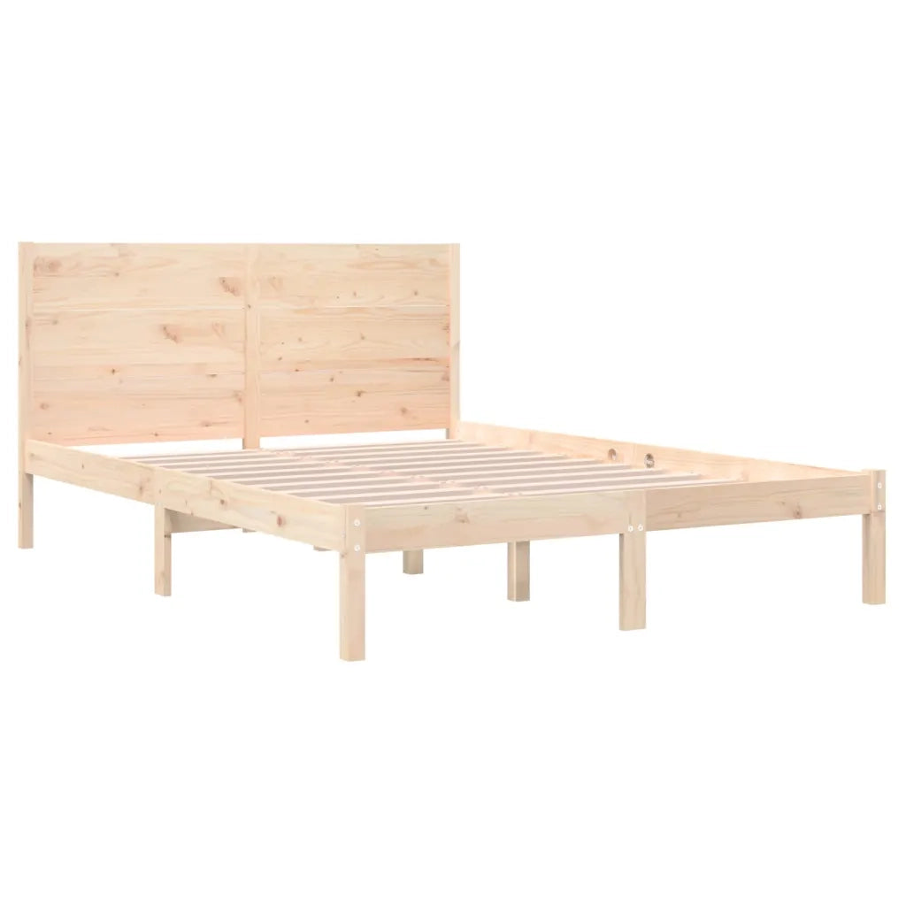 Giroletto senza Materasso 160x200 cm in Legno Massello di Pino 3104163