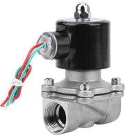 Valvola magnetica elettrica 3/4 pollici 1-weg 12 V/24 V/110 V/220 V/380 V funzione diretta per aria acqua olio gas (AC 220 V)