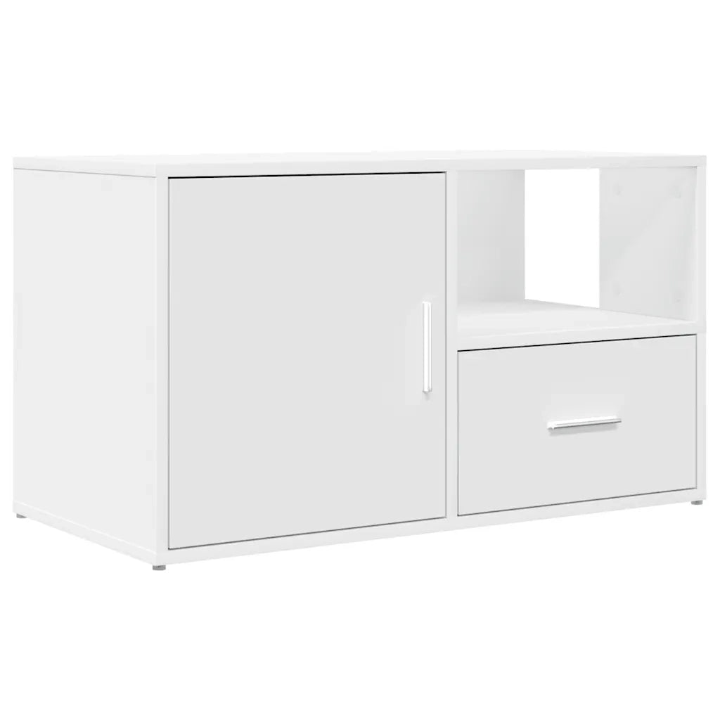 Mobile Angolare Bianco 200x40x45 cm in Truciolato CFW6086068