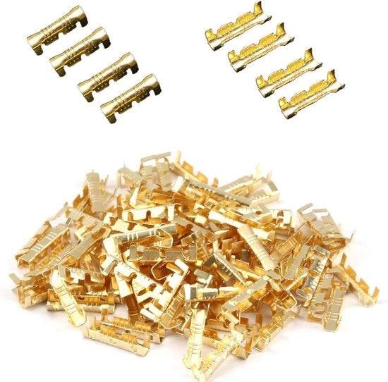 Set di 100 klemme per cavi elettrici per auto in metallo