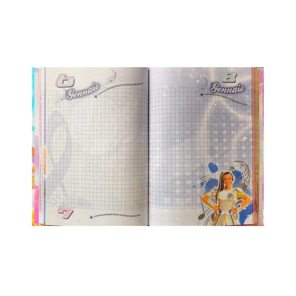 Trade Shop - Diario Scolastico Miracle Tunes 10 Mesi Scuola Elementare Media 320 Pagine -