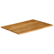 vidaXL Piano per Tavolo 90x80x3,8cm Bordi Vivi in Legno Massello Mango