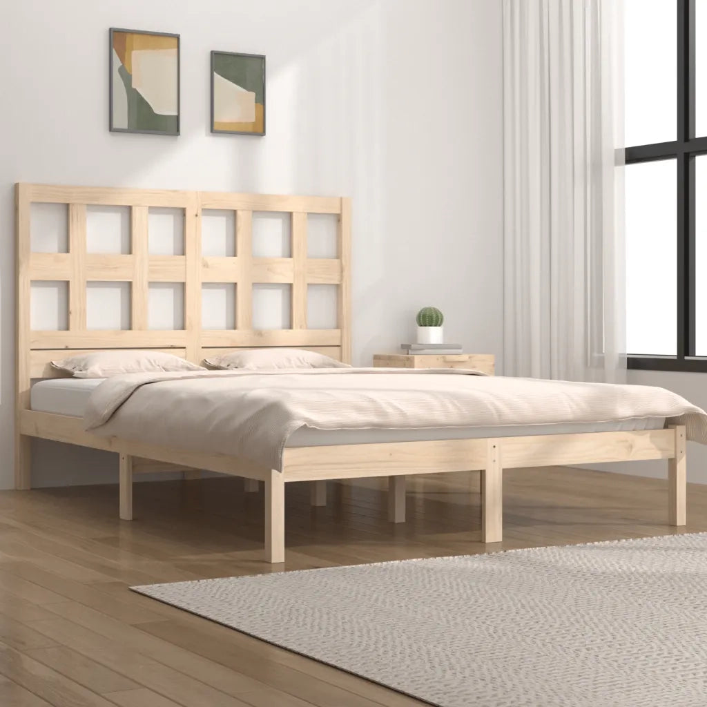 Giroletto senza Materasso-Struttura Letto 120x190 cm in Legno Massello di Pino 777234