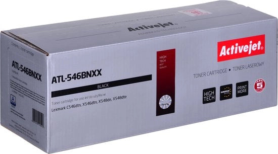 Cartridgione toner per stampanti Lexmark; Sostituzione per Lexmark C546U1KG; Supreme; 8000 pagine; nero