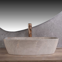 Lavabo Da Appoggio Rea Freja Beige