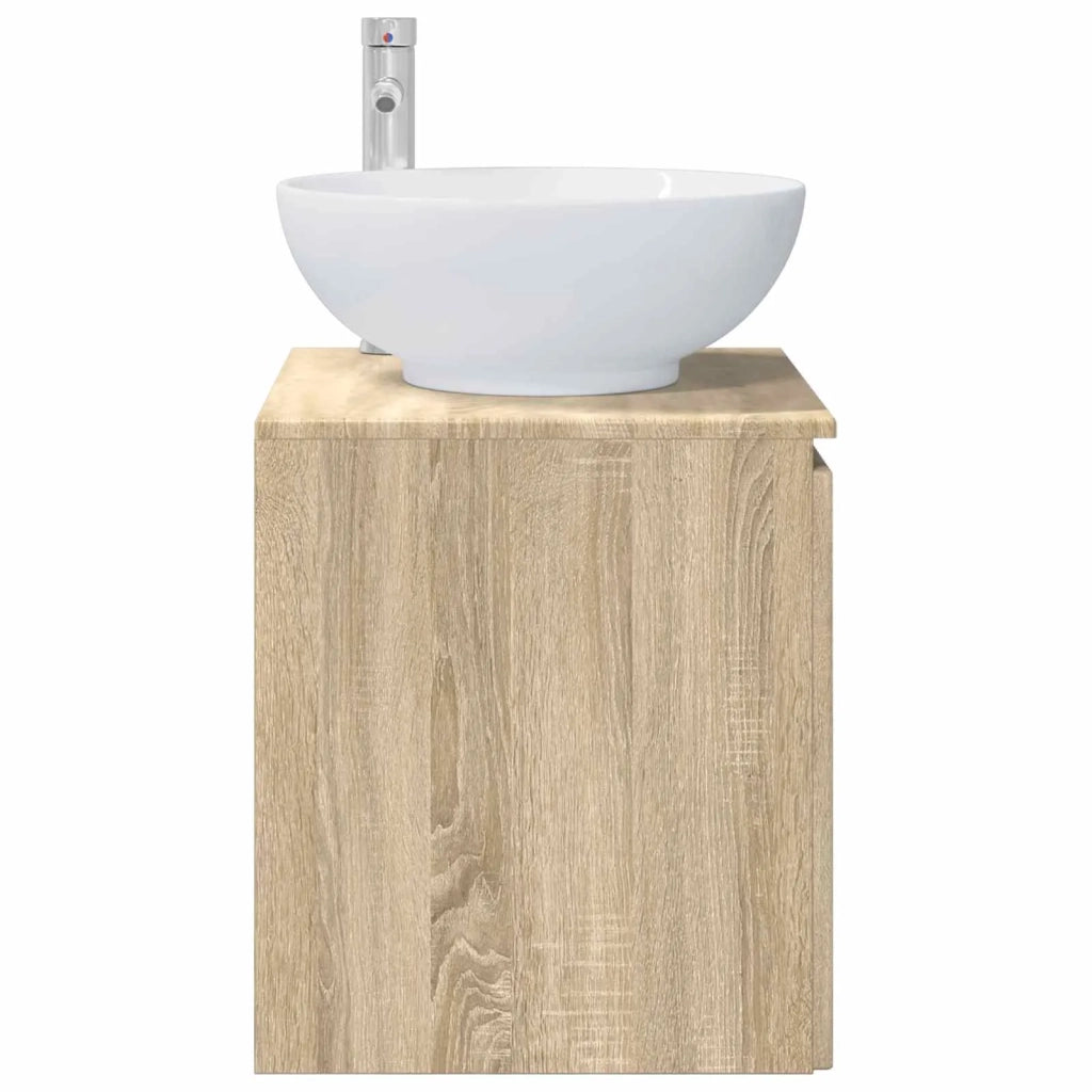 Mobile Lavabo da Parete Rovere Sonoma 49,5 x 44,5 x 65 cm