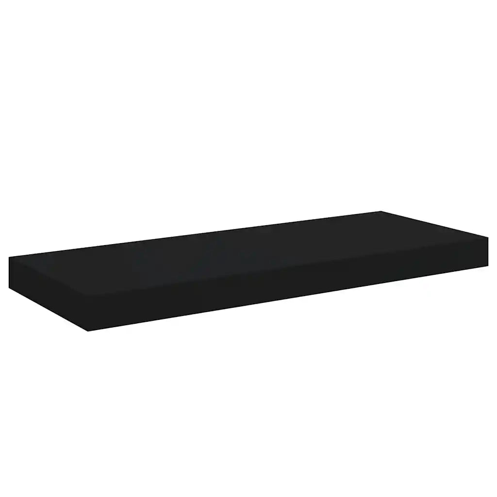 4 pz Scaffali a Parete | Ripiano a parete | Mensole a Parete Neri 60x23,5x3,8 cm in MDF
