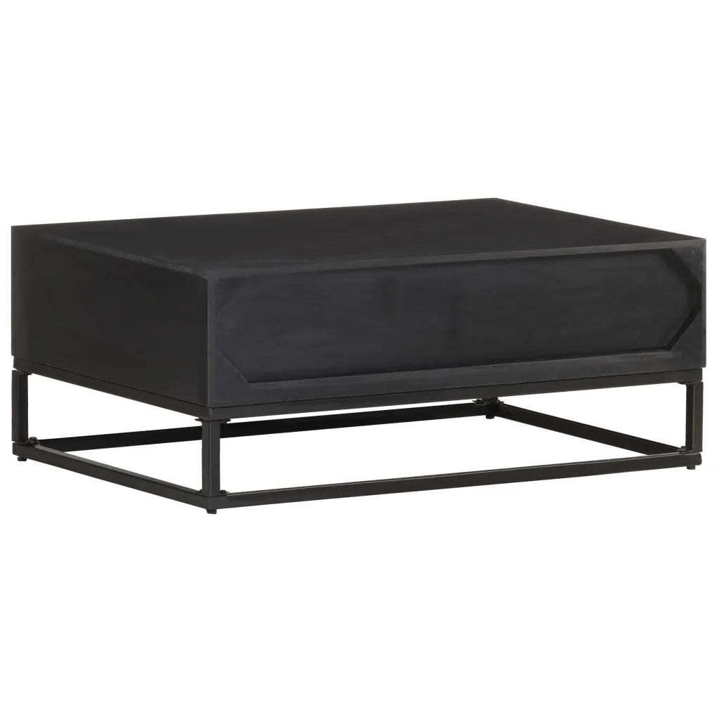 Tavolino da Salotto 90x60x35 cm in Legno Massello di Mango 323497