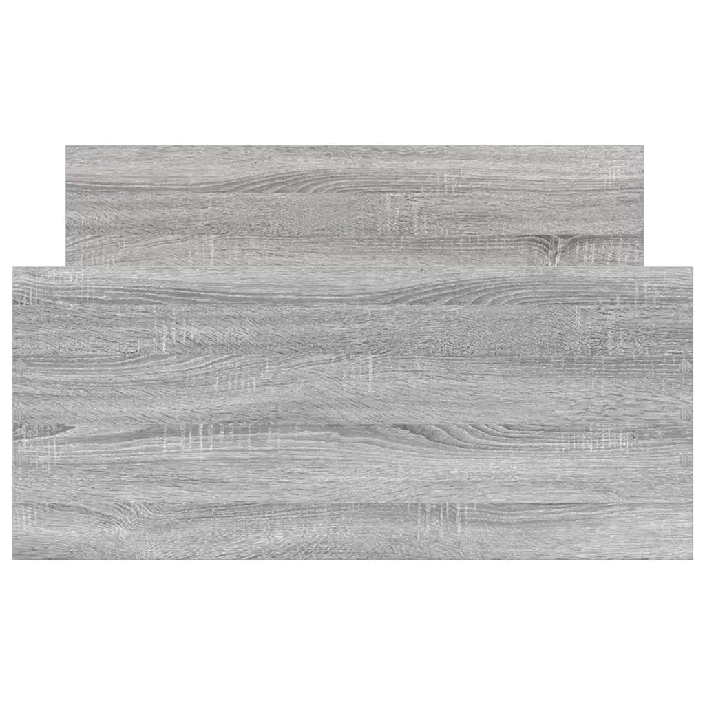Giroletto-Struttura Letto Grigio Sonoma 90x190 cm in Legno Multistrato 370269