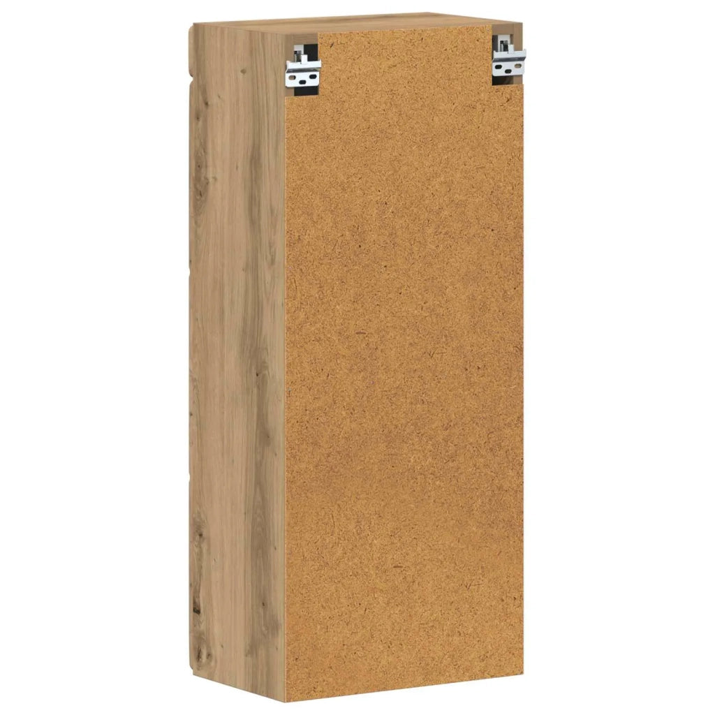Armadio da bagno a muro con porta TULUM Rovere artigianale 880340