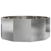 Fioriera | Cassetta per fiori | Vaso Argento 90 x 90 x 35 cm Acciaio inossidabile