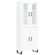 Buffet credenza cassettiera mobiletto mobile contenitore organizer cucina soggiorno salotto alto 69,5 x 34 x 180 cm legno ingegnerizzato bianco 02_0032688