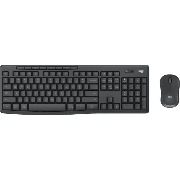 Logitech mk370 combo for business tastiera mouse incluso ufficio rf senza fili + bluetooth qwerty italiano grafite - 920-012069