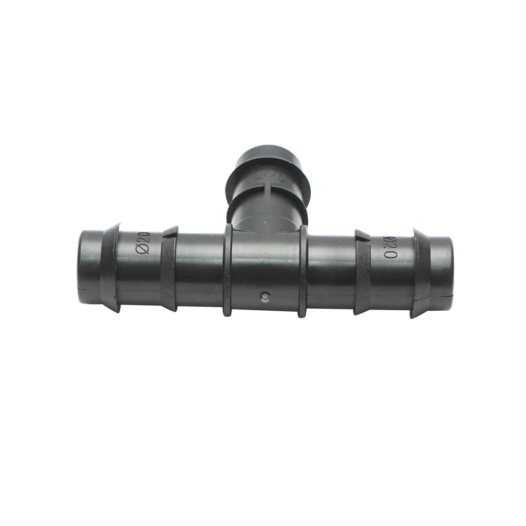 Quadrato a T, connettore per tubo di gocciolamento D20x20x20mm per sistemi di irrigazione