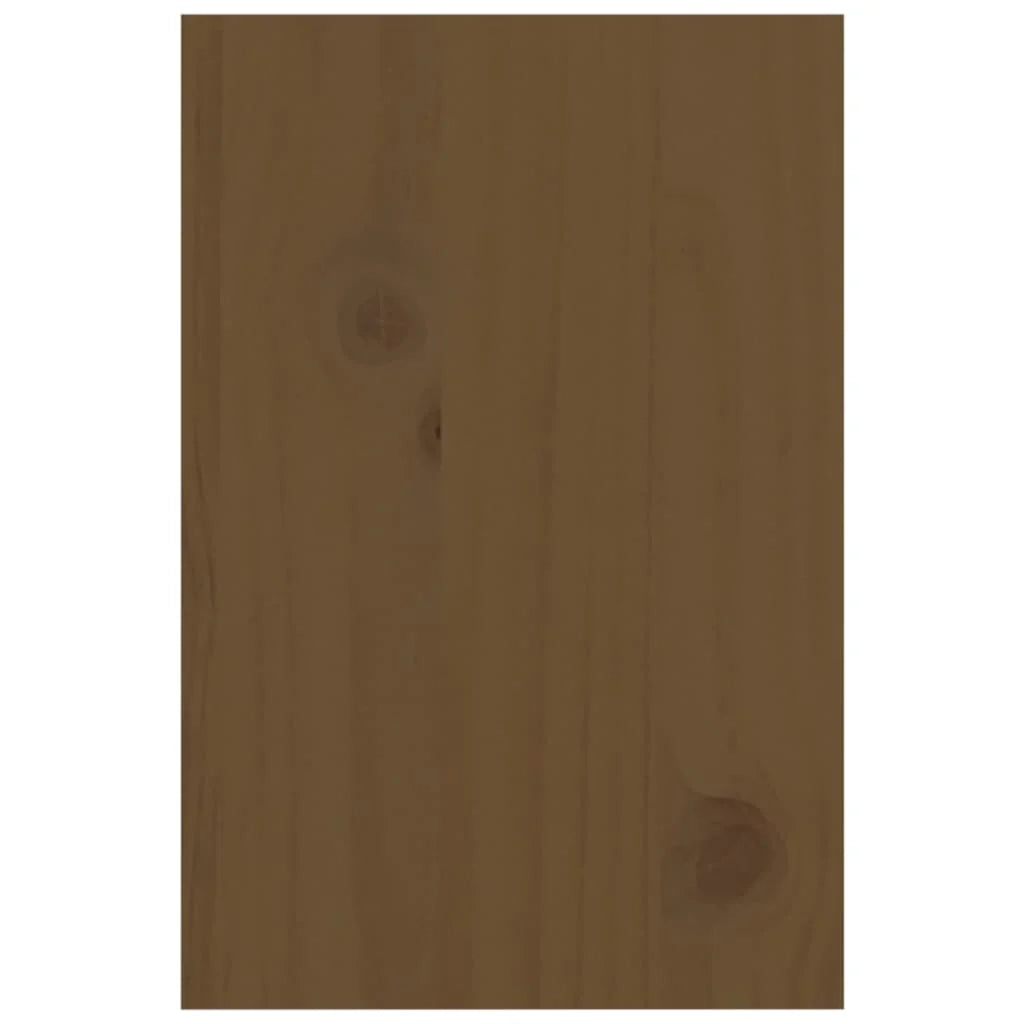 Supporto per monitor color miele 81 x 20 x 30 cm legno di pino massello 02_0021134