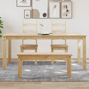 Tavolo da Pranzo PANAMA Grigio 180x90x75 cm Legno Massello Pino 4005708