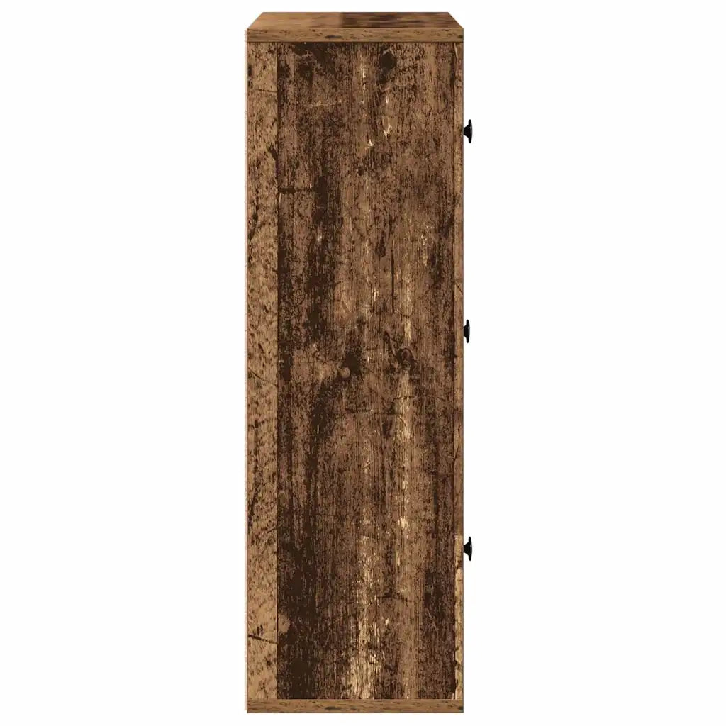 Libreria Legno Vecchio 60x24x76,5 cm in Legno Multistrato