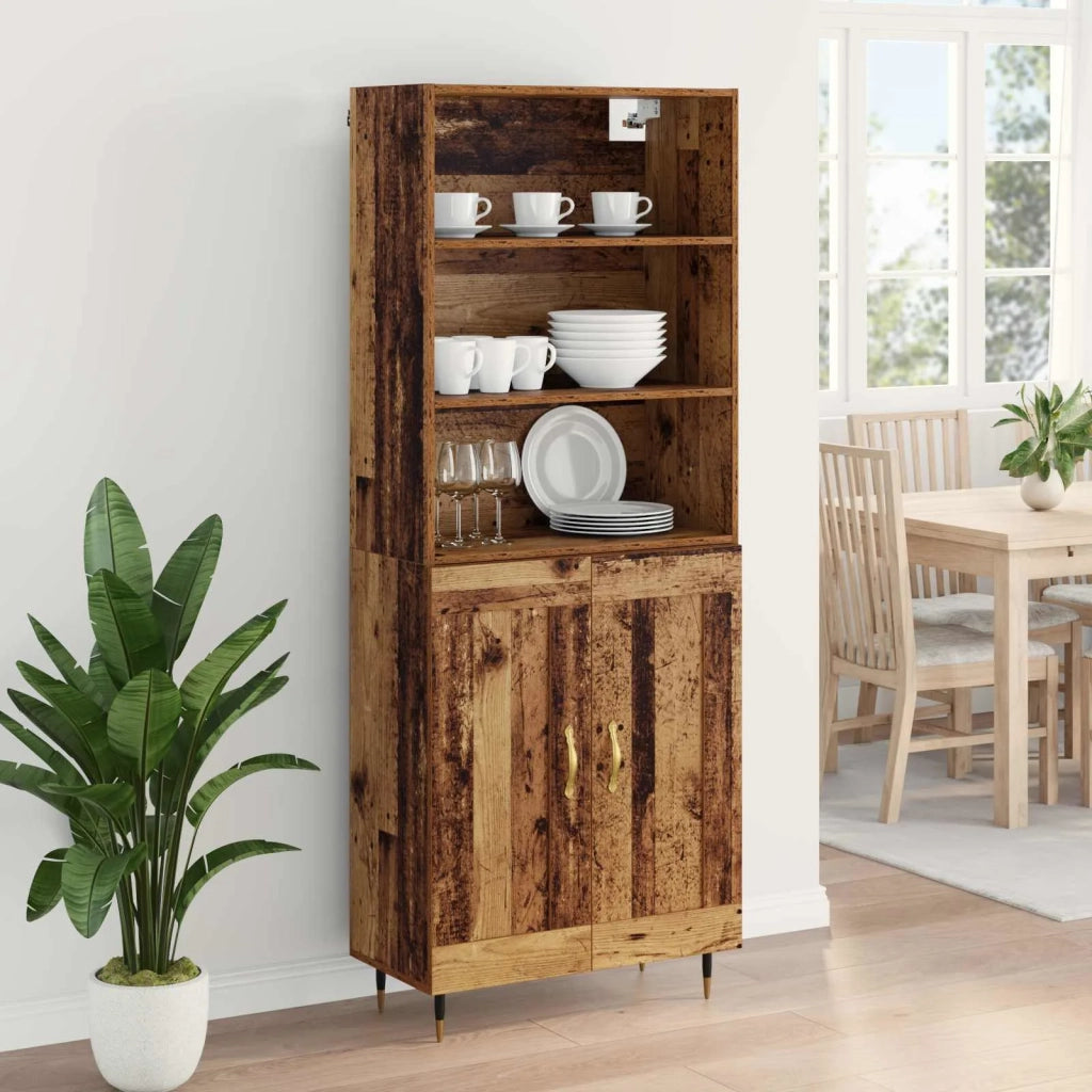Credenza Legno vecchio 69,5 x 34 x 180 cm Legno multistrato