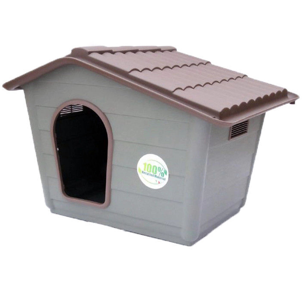 Trade Shop - Cuccia Casetta Per Cane Taglia Grande Cani Casa Giardino 98x75x70 Cm -