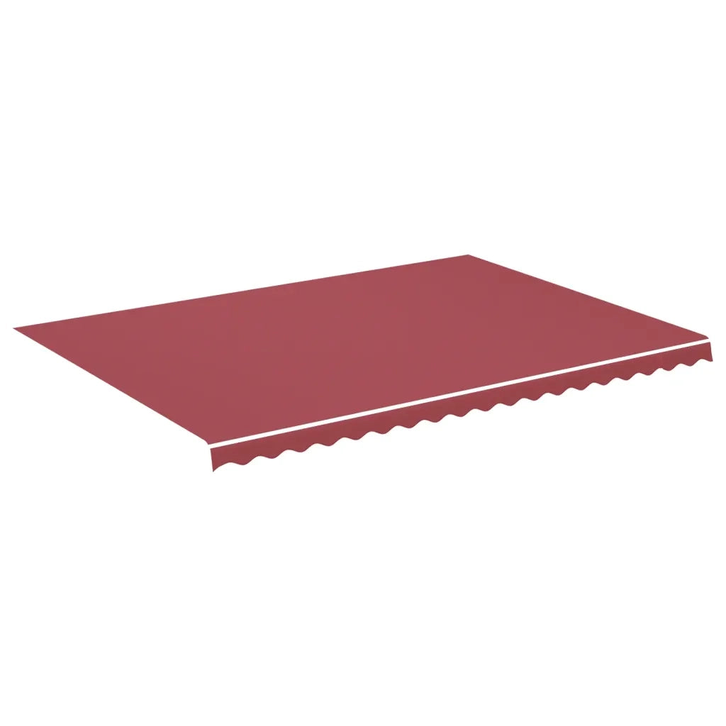Tessuto di Ricambio per Tenda da Sole Rosso Borgogna 5x3,5 m 311972