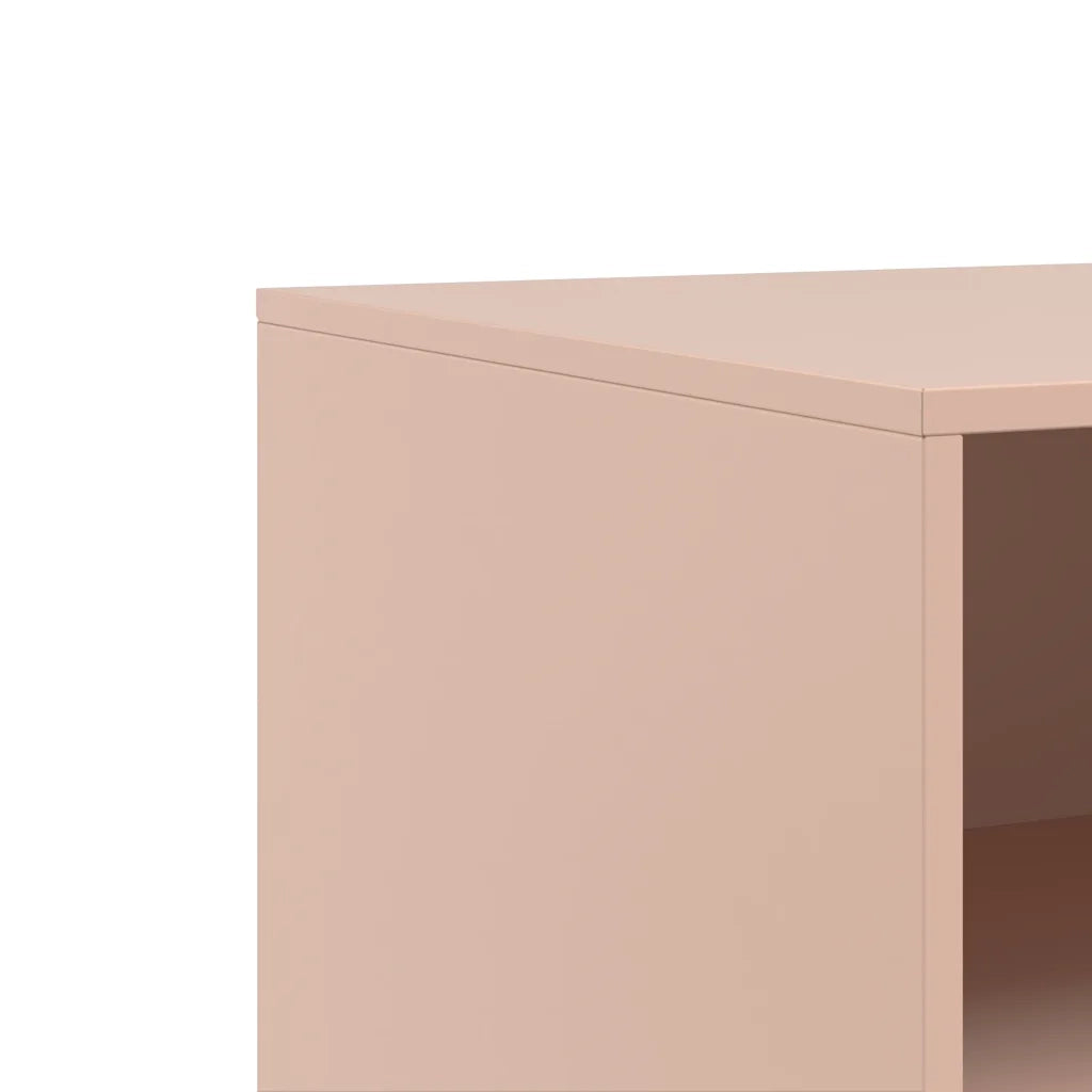 Mobile TV | Armadietto TV | Mobile Porta TV Rosso 67x39x44 cm in Acciaio