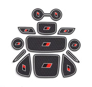 Matte antiscivolo per Toyota Yaris GR XP210 (2020-in poi), accessori per modifica sportiva ibrida, mattoncini antiscivolo per portiere, mattoncini in gomma antiscivolo, bianchi
