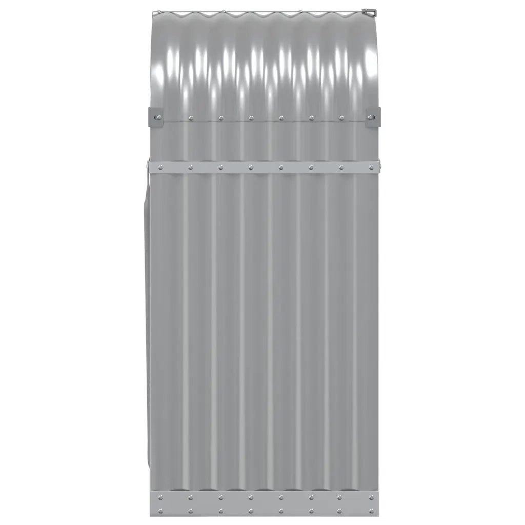 Portaceppi Grigio Chiaro 40x45x100 cm in Acciaio Zincato