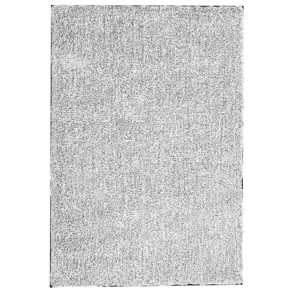Tappeto shaggy grigio 140 x 200 cm moderno tappeto rettangolare trapuntato a Pelo Lungo