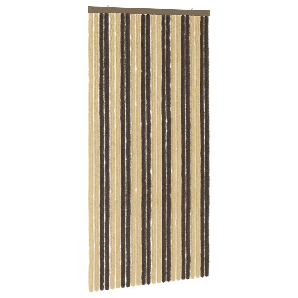 Tenda per insetti in chenille Marrone Scuro e Beige 42034433