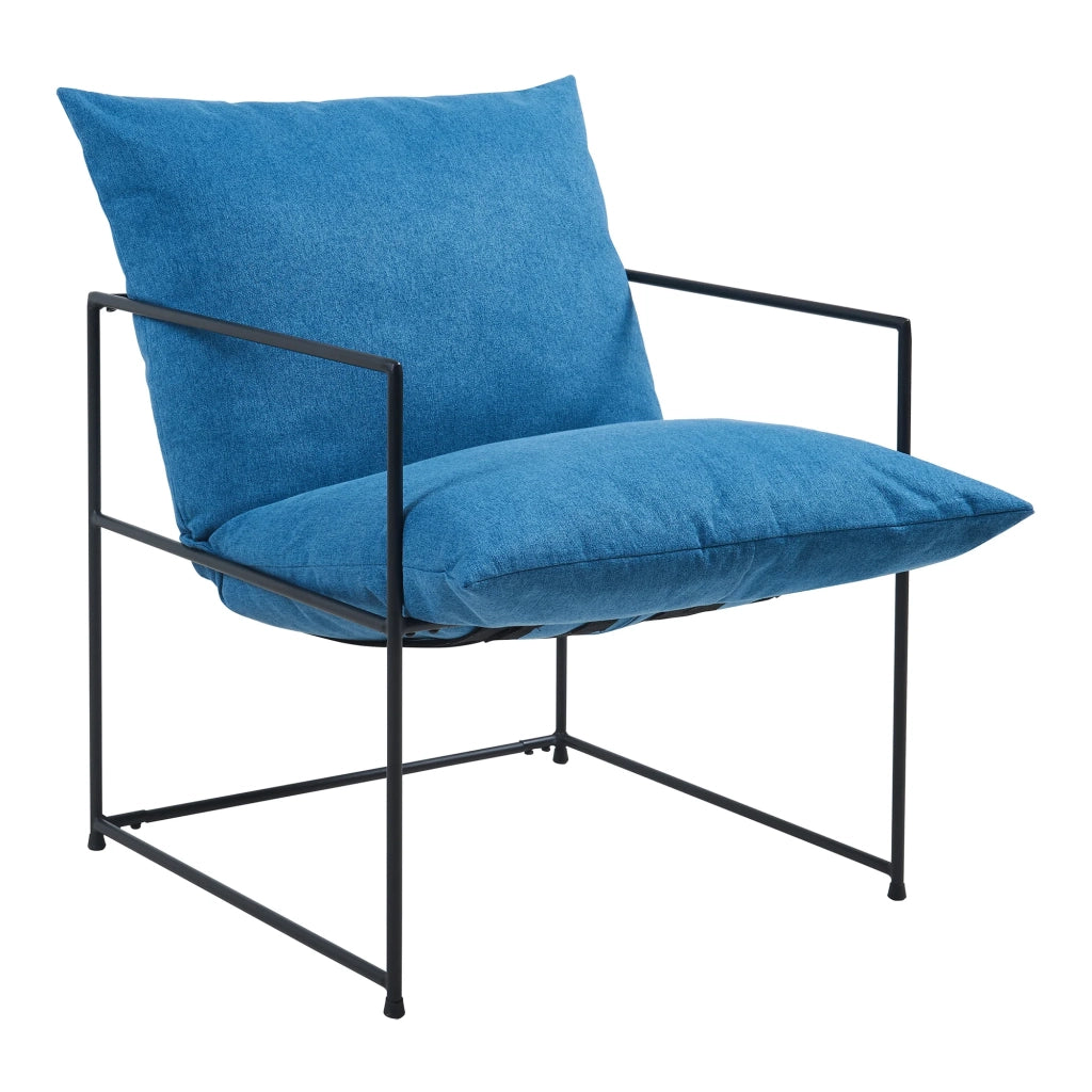 Poltrona lounge 90 x 61 x 70 cm blu 03_0009478