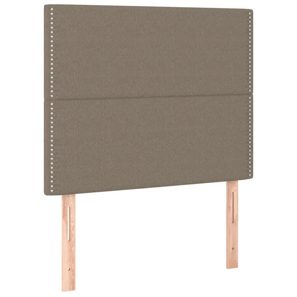 Giroletto a Molle con Materasso Tortora 90x190 cm in Tessuto 3131317