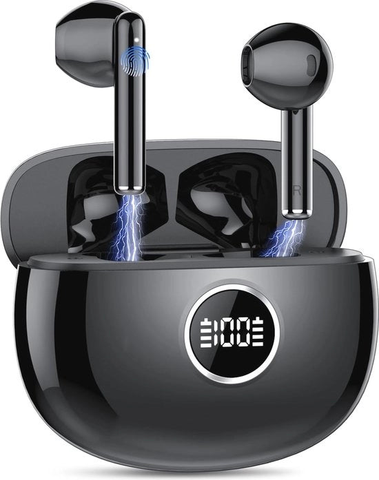 Cuffie in-orecchie wireless con Bluetooth 5.3 - Riduzione del rumore e durata batteria di 50 ore