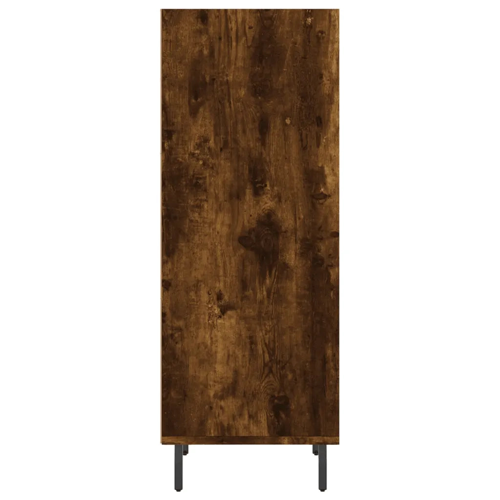Credenza Rovere Fumo 34,5x32,5x90 cm in Legno Multistrato 828753
