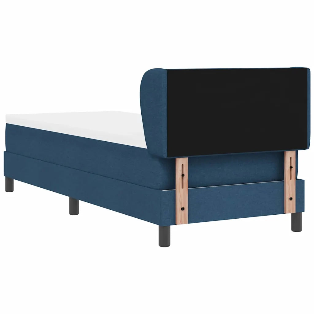 Letto a molle con materasso Blu 80 x 200 cm Tessuto 3340058