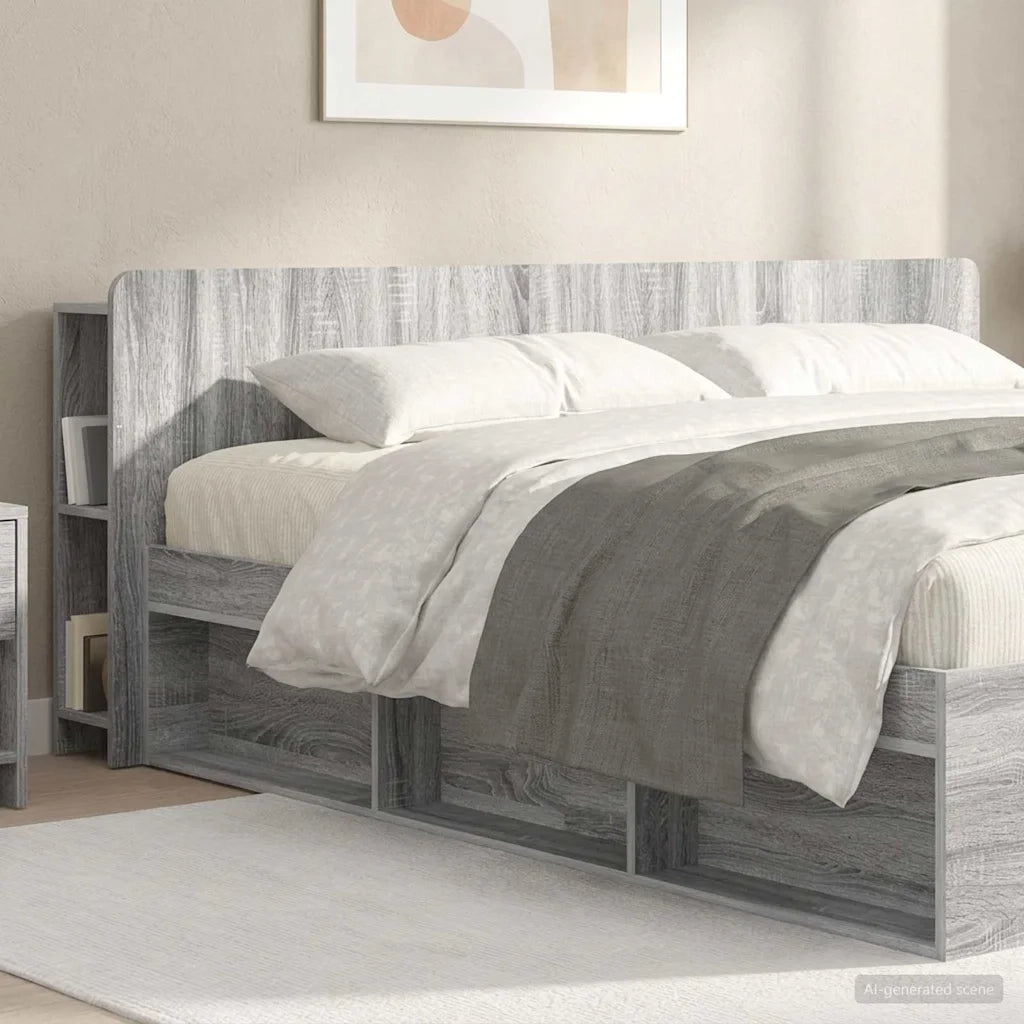 Testata del letto Grigio Sonoma Legno ingegnerizzato 8001243