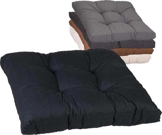 Cuscino per esterno 60x60 cm impermeabile per mobili da giardino da soggiorno | Alta resistenza alla luce - protezione UV contro la sfumatura | Testato Oeko-Tex libero da sostanze pericolose