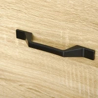 Mobile Multiuso per Ufficio Porta Stampante con 5 Ruote e Ripiano Regolabile, 77x40x73cm - Legno