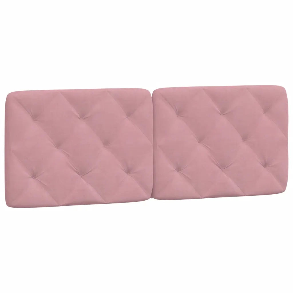 Cuscino Testiera Rosa 120 cm in Velluto CFW5240528