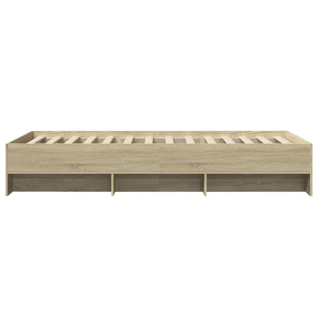 Giroletto senza Materasso Rovere Sonoma 90x200 cm in Truciolato 3295676