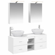 Set di mobili per il bagno 5 pcs Bianco 3406951