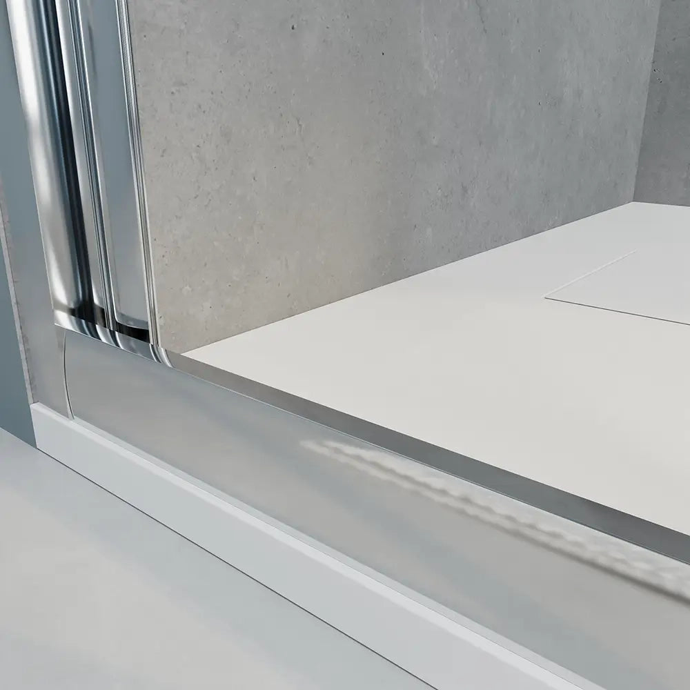 Box doccia 80x90 cm angolare apertura a libro vetro 6mm trasparente | Capri
