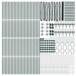 Palo della recinzione Verde 100 x 1,6 m (rete 50 mm)